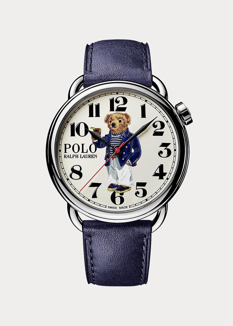 ポロ ラルフ ローレン 時計 メンズ 白 Bear Riviera Wristwatch WSVQT9685